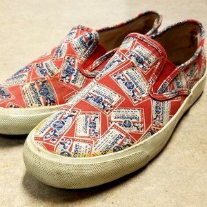 VTG "Vans Style" Budweiser Beer Canvas Sneakers